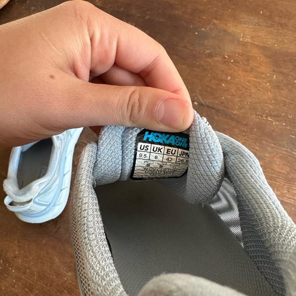 Hoka One One x Outdoor Voices Clifton 4 Sneakers Mist Blue - Picture 7 of 8